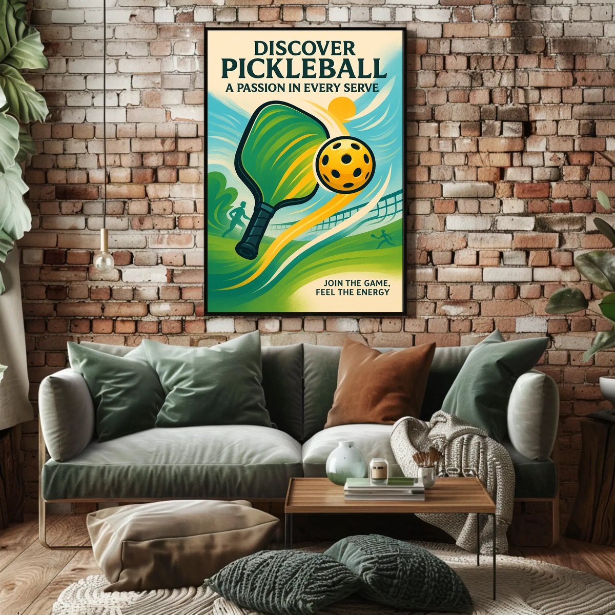 Discover Pickleball Poster