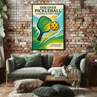 Discover Pickleball Poster