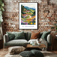 Scenic Beauty of El Salvador Poster PosterGoat