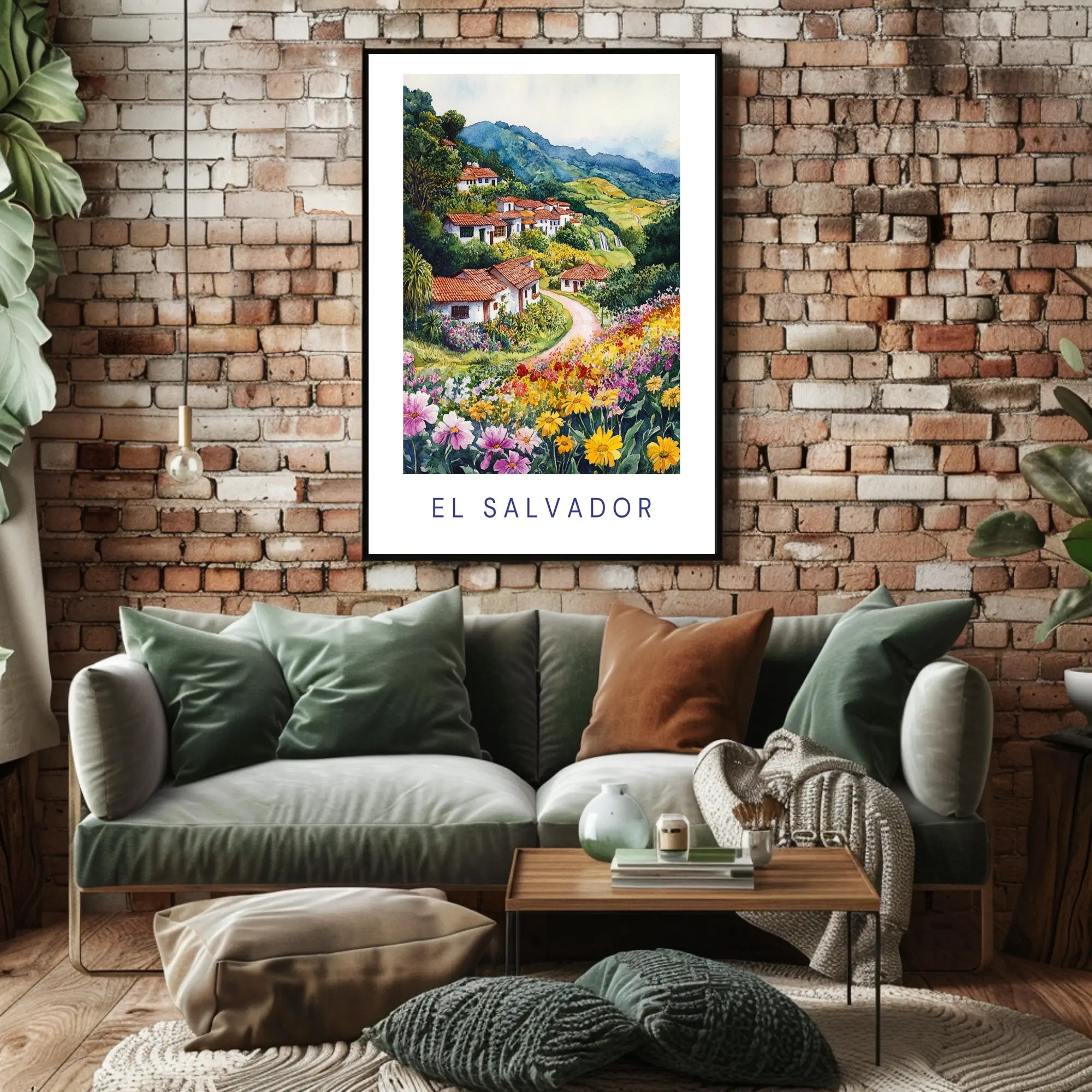 Scenic Beauty of El Salvador Poster PosterGoat