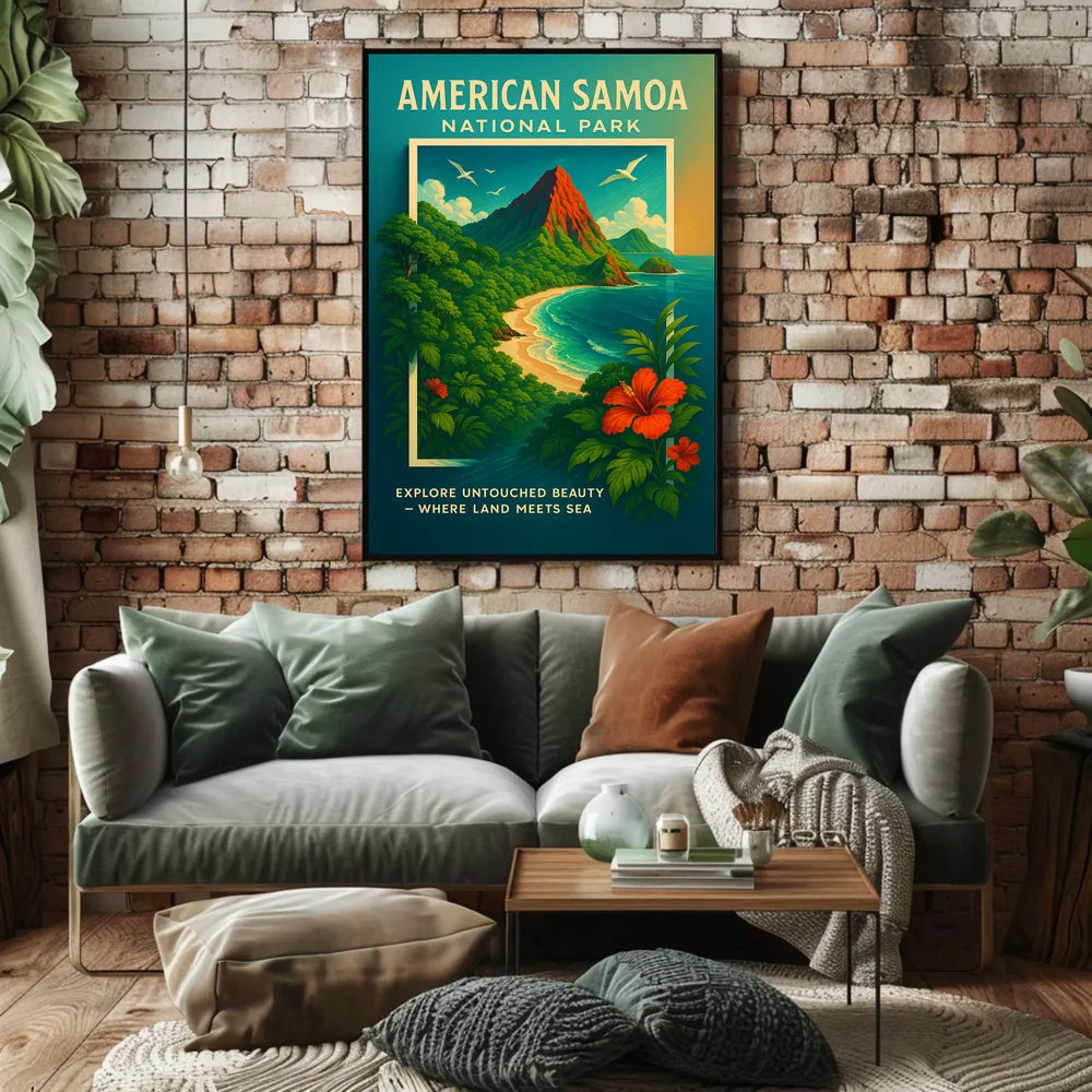 Explore Untouched Beauty National Park Travel Poster