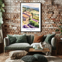 Tranquil Provence Landscape Poster PosterGoat