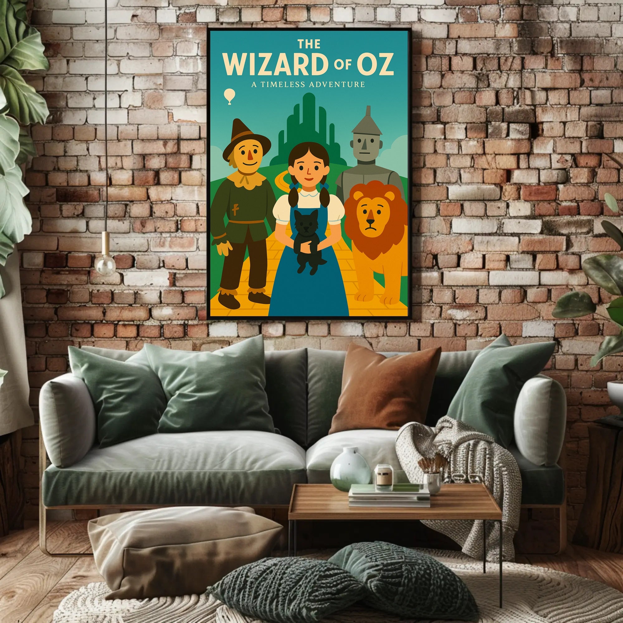 The Wizard of Oz Adventure in a Fantasy or Mythology Poster PosterGoat