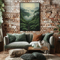 Journey Through The Misty Mountains Poster