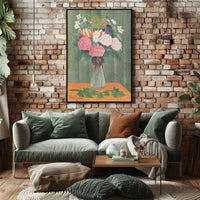 Henri Rousseau Floral Still Life Poster
