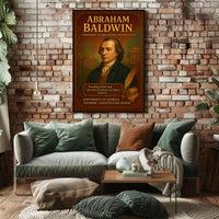 Abraham Baldwin Legacy Vintage Historical Poster