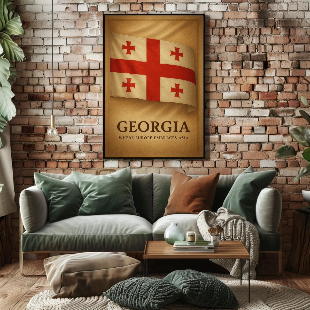 Georgia Where Europe Embraces Asia Poster