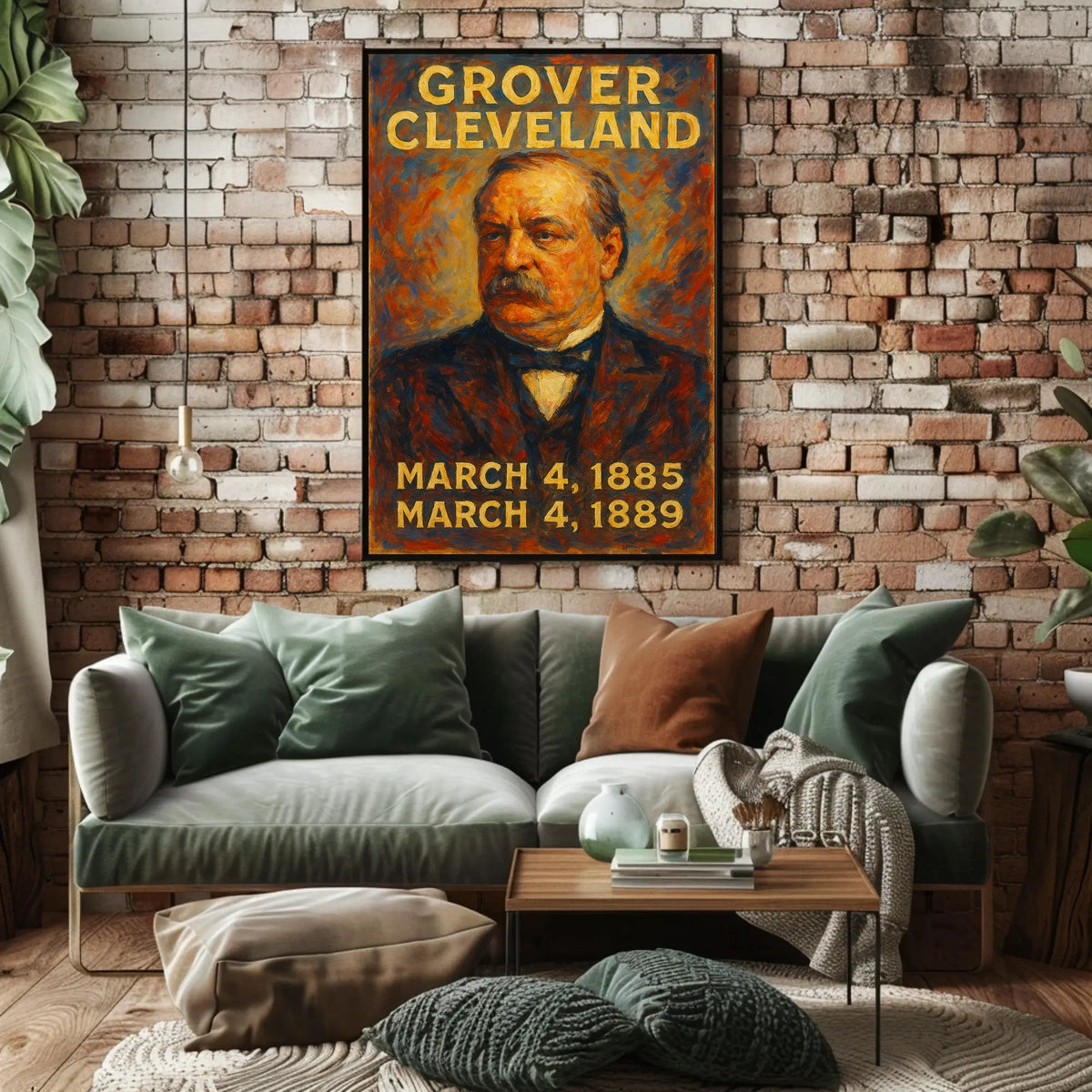 Grover Cleveland 22Nd And 24Th Poster