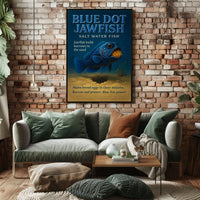 Blue Dot Jawfish Poster
