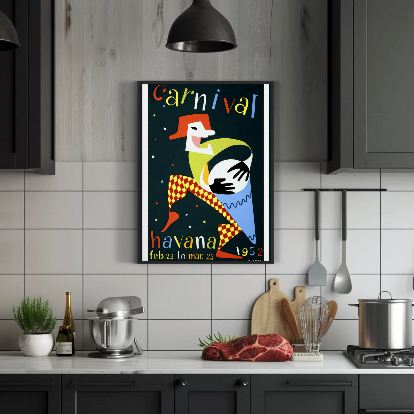 Havana Vintage Poster Carnival 1952