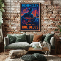 Memphis Blues Poster