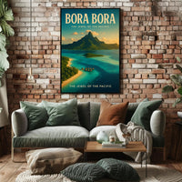 Bora Bora Paradise Getaway Travel Poster PosterGoat