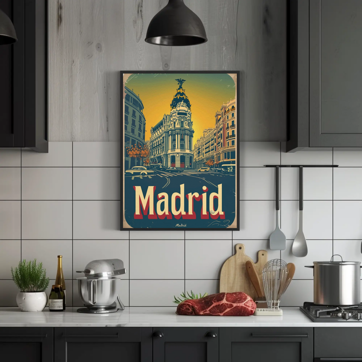Madrid Vintage Poster