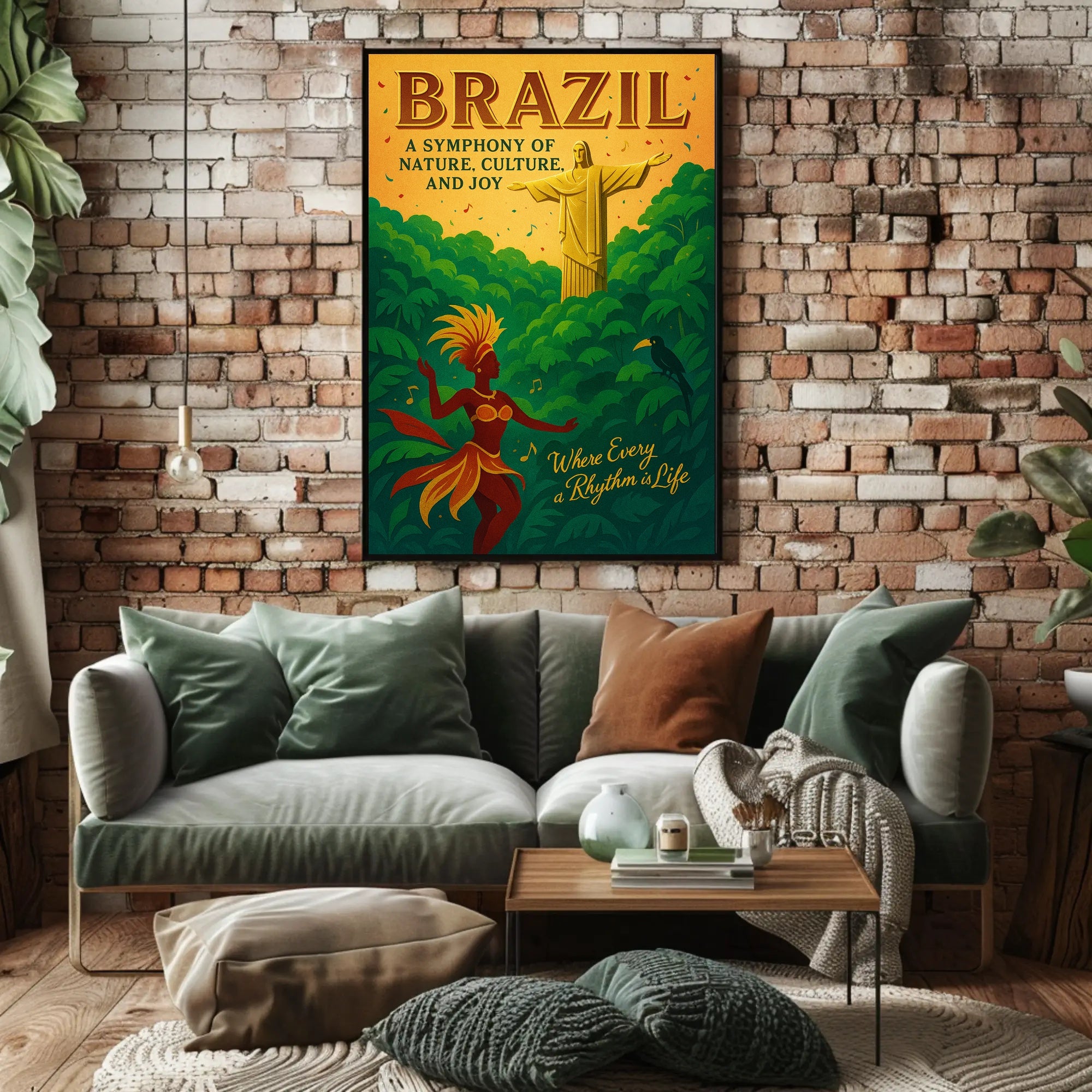 Brazil A Symphony Of Nature, Culture, Poster