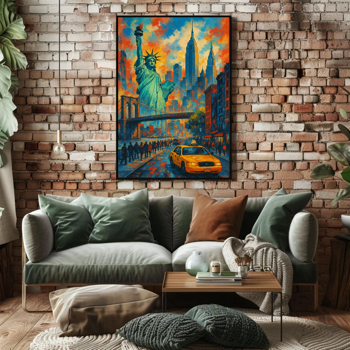 City of Dreams New York Skyline Art Print