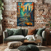 City of Dreams New York Skyline Art Print