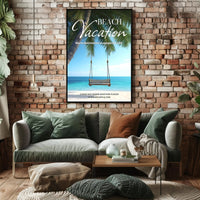 Beach Vacation Getaway Poster PosterGoat