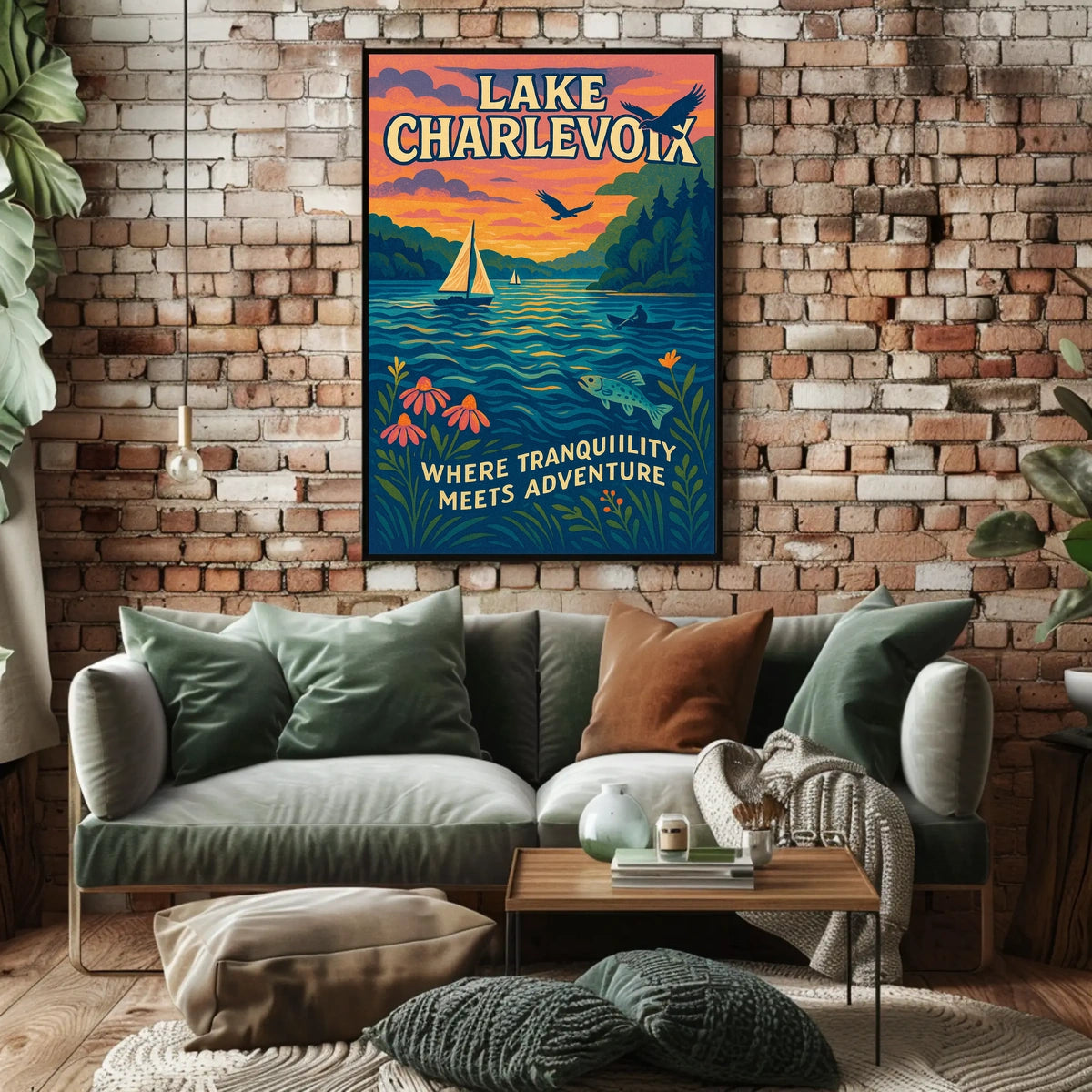 Lake Charlevoix Adventure Poster