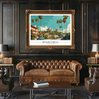 Beverly Hills Glamour Sunlit Streets Urban or Cityscape Poster