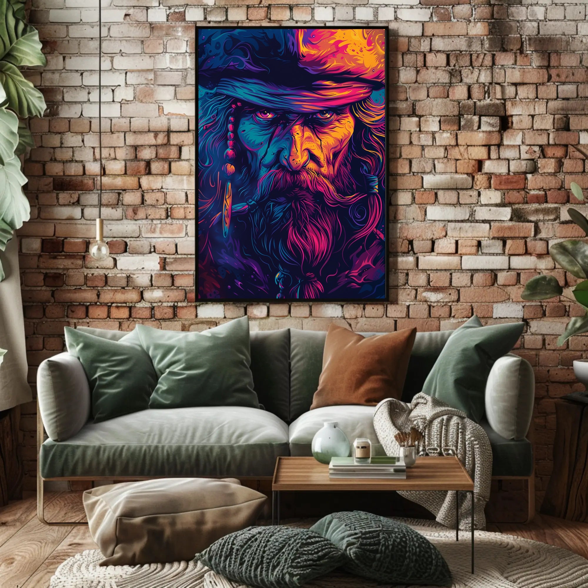 Pirate Adventure Vibrant Art Poster for Fantasy Lovers PosterGoat