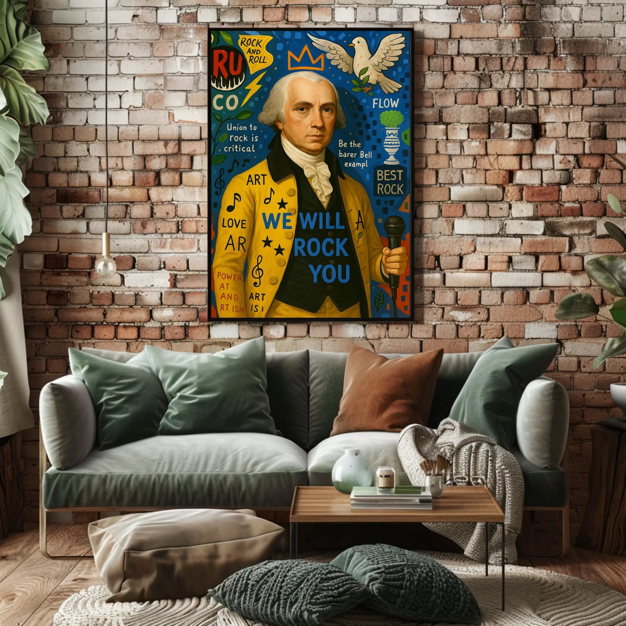 Historical Music Figure Vibrant Art Poster - Pop Culture Poster