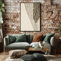 Zebra Stripe Illusion Poster