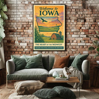 Welcome to Iowa Poster