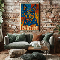 Australian Cattle Dog Art Poster