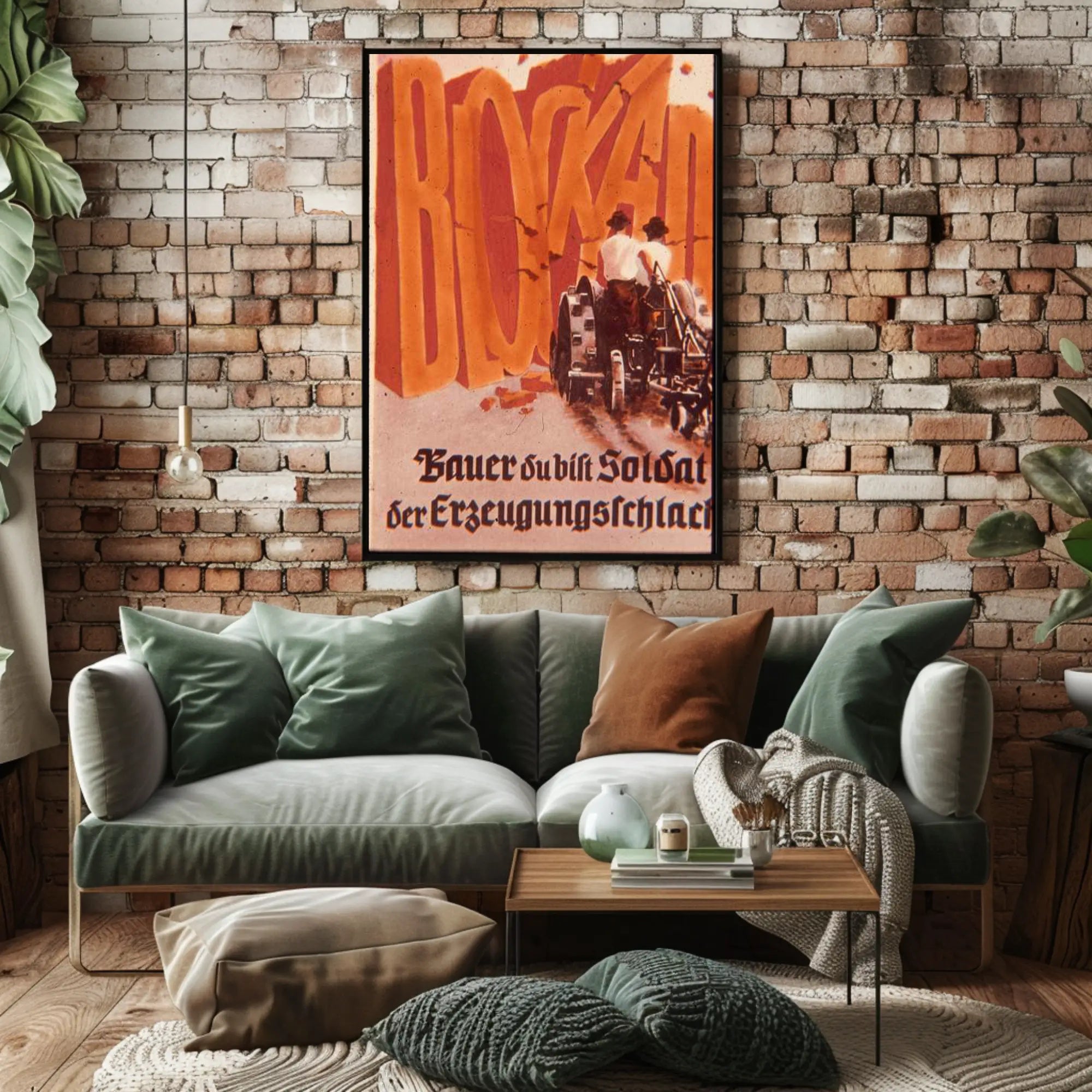 Farmer, You Are a Soldier in the Production Battle Poster PosterGoat