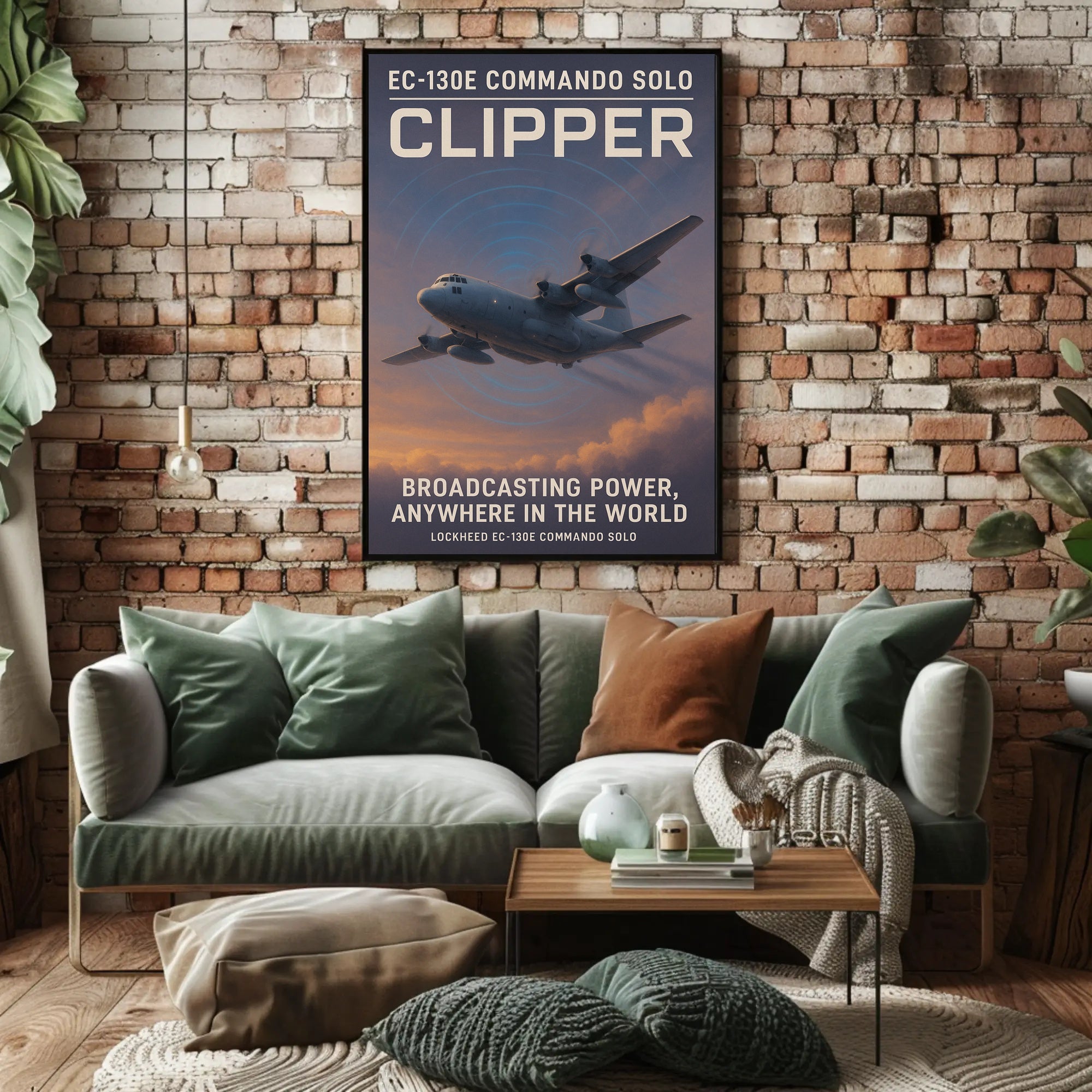 EC-130E Commando Solo Military Recruitment Poster