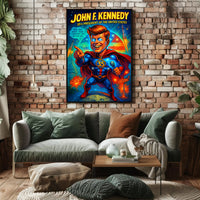 John F. Kennedy 35th President Poster PosterGoat
