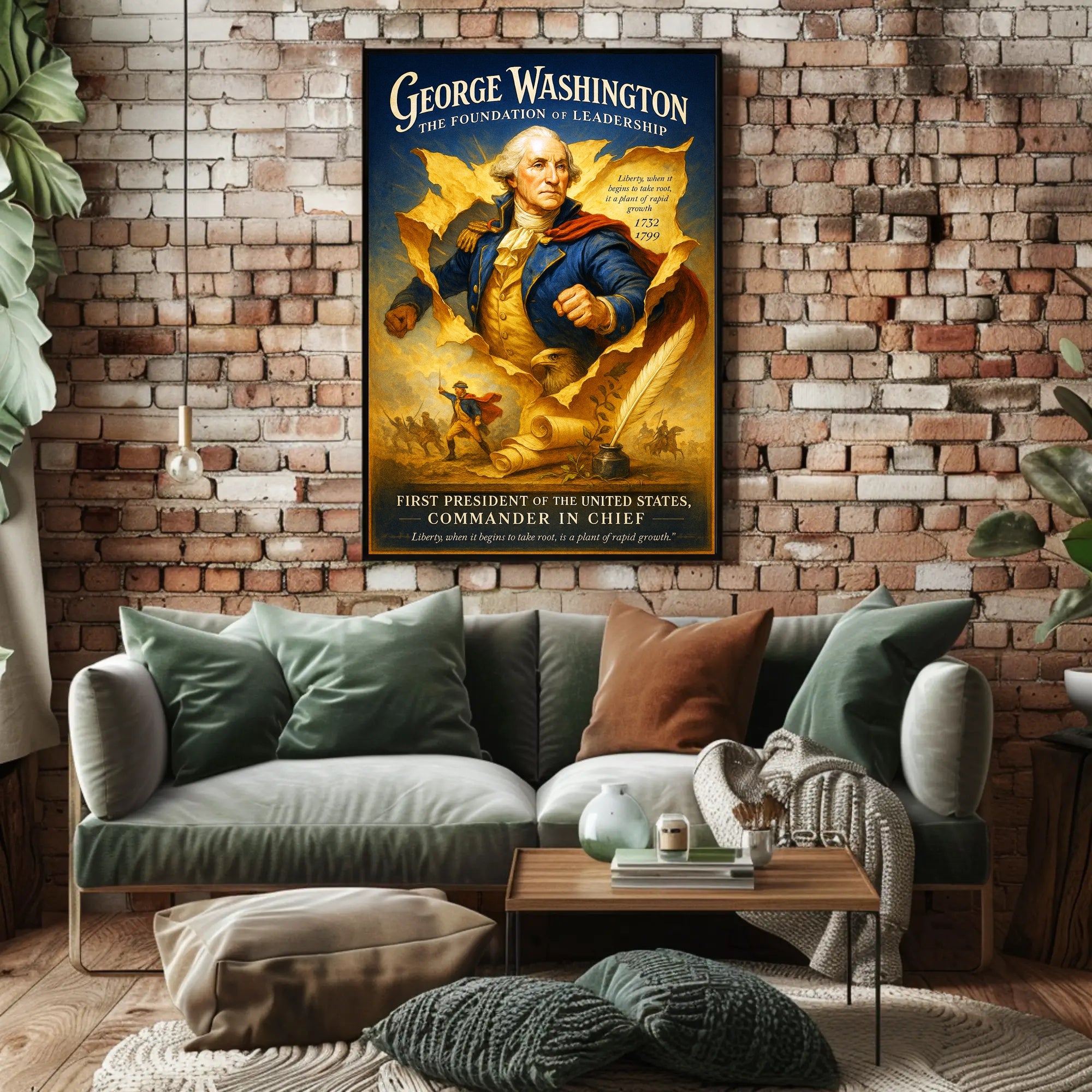 George Washington 1st President Poster PosterGoat