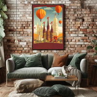 Surreal Skyline Adventure Poster