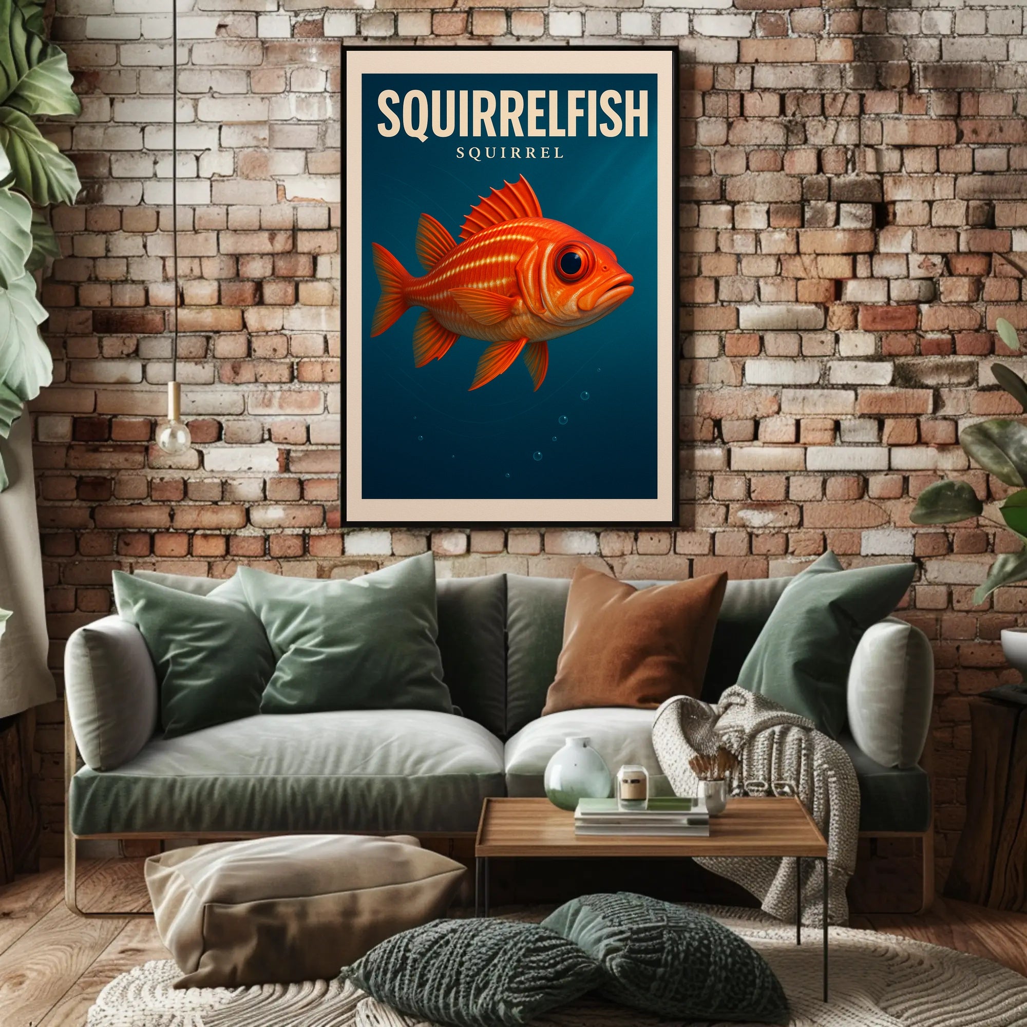 Squirrelfish Spotlight Poster PosterGoat