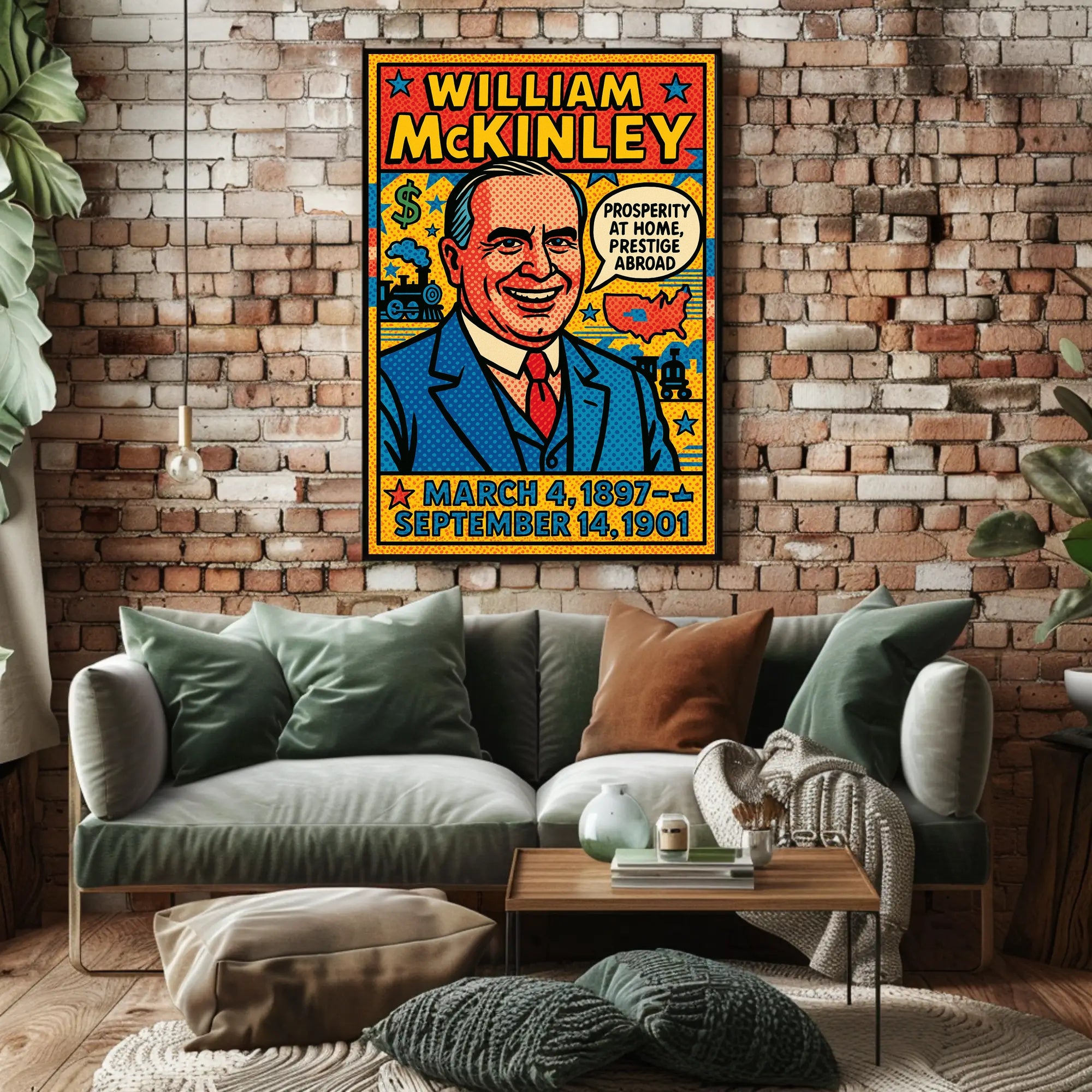 William McKinley 25th President Poster PosterGoat
