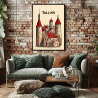 Tallinn A Historic Cityscape Poster