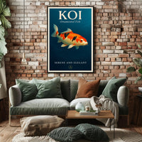 Koi Ornamental Fish Poster PosterGoat