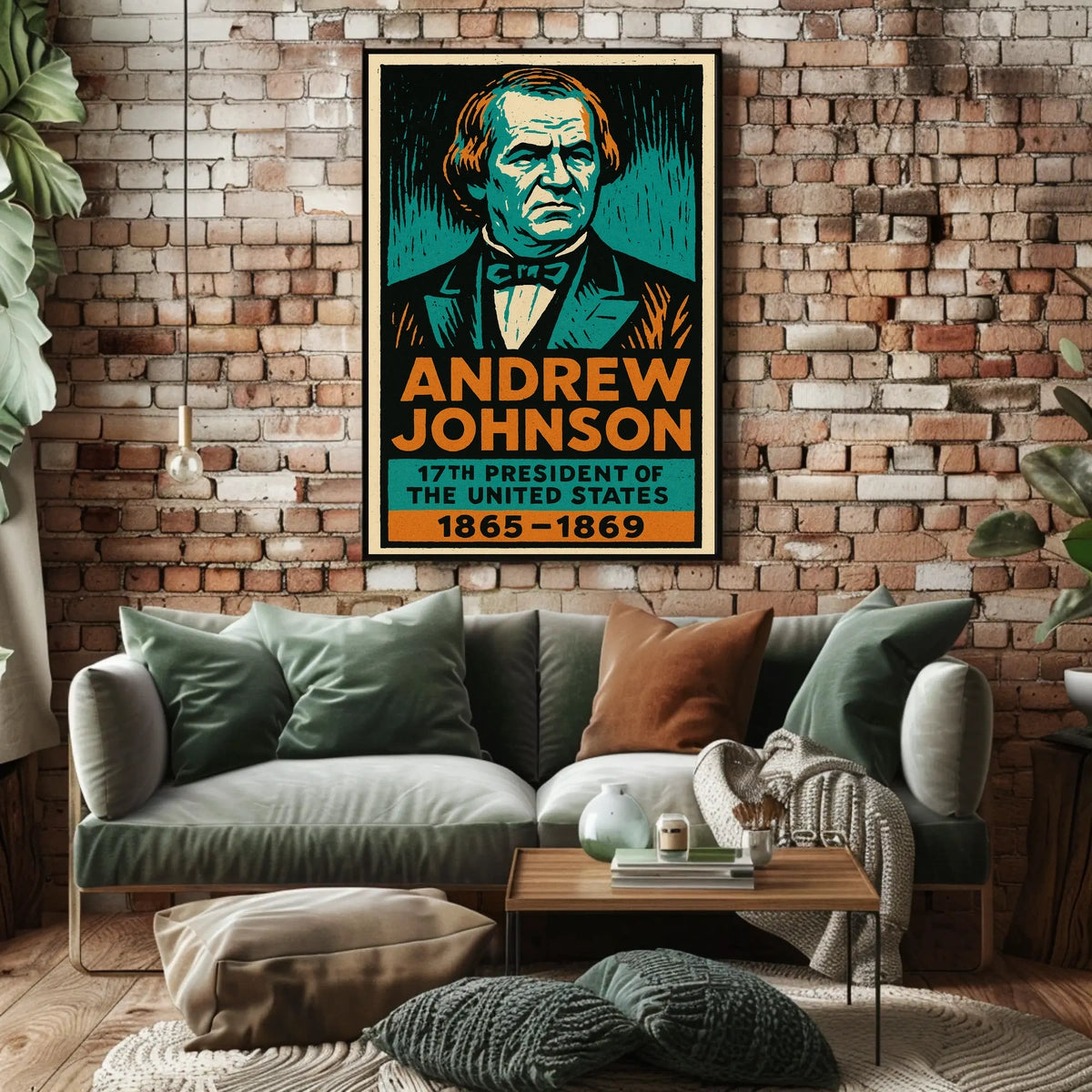 Andrew Johnson 17th President Poster