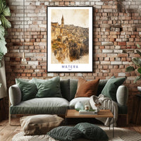 Matera: A Timeless Landscape Poster PosterGoat
