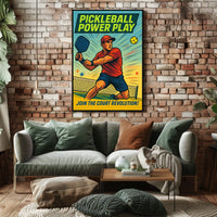 Pickleball Power Play Poster