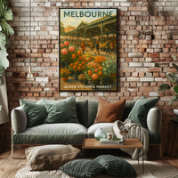 Queen Victoria Market Melbourne Poster