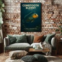 Combtooth Blenny A Small, Engaging Fish Poster PosterGoat