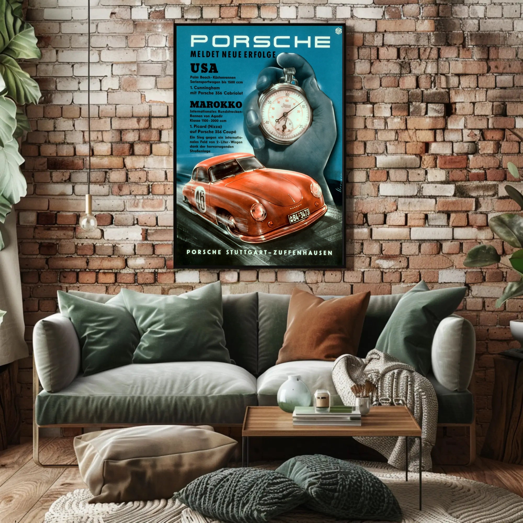 Porsche Racing Successes Poster
