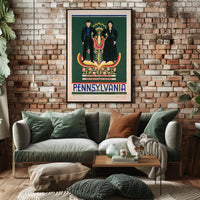 Costumes and Handicrafts of the Pennsylvania Germans Poster PosterGoat