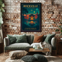 Rockville: A Twilight Canvas Poster