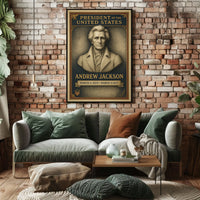 Andrew Jackson 7th President Poster