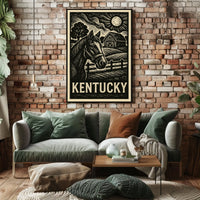 Kentucky Horse And Barn Poster