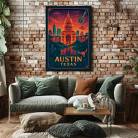 Austin's Vibrant Spirit Poster