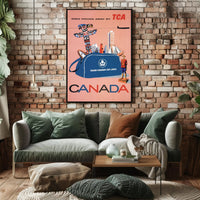 Vintage Trans-Canada Air Lines Travel Poster PosterGoat