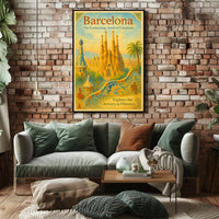 Barcelona The Enchanting Jewel of Catalonia Poster
